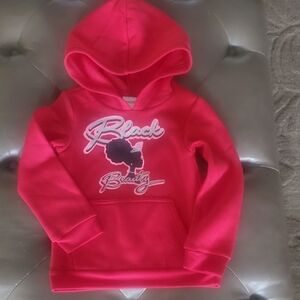 Girls Black Beauty Hoodie RED Size 4